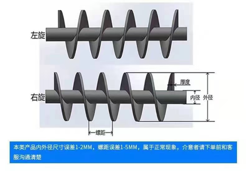 白银市不锈钢螺旋叶片螺旋输送机 - 厂家